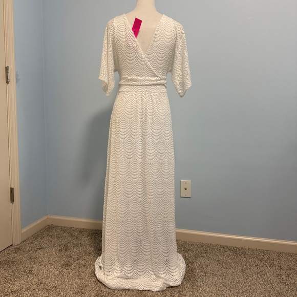 Lilly Pulitzer Parigi Lace Maxi Dress Size XL - Picture 4 of 11
